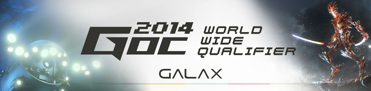 Galax GOC 2014 Worldwide Qualifier competition banner