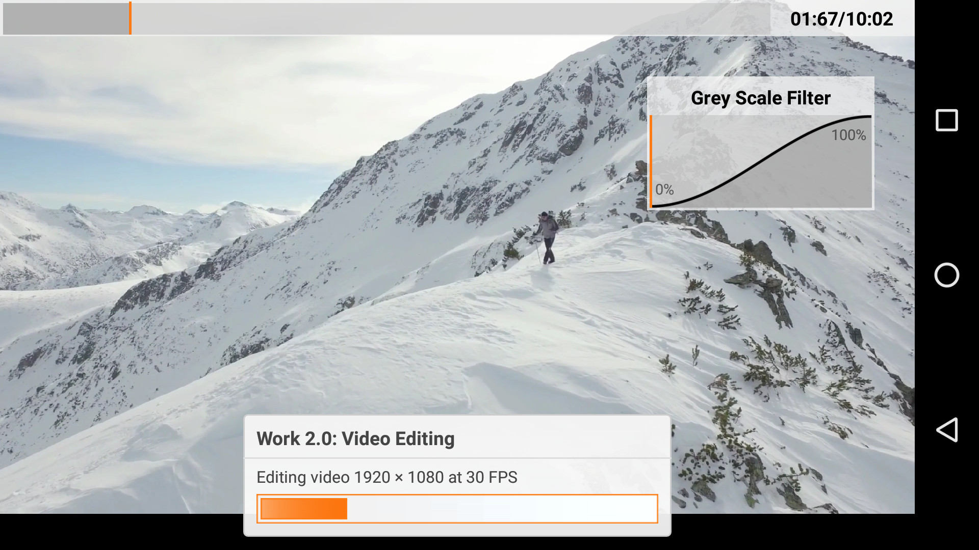 PCMark for Android Work 2.0 Video Editing test
